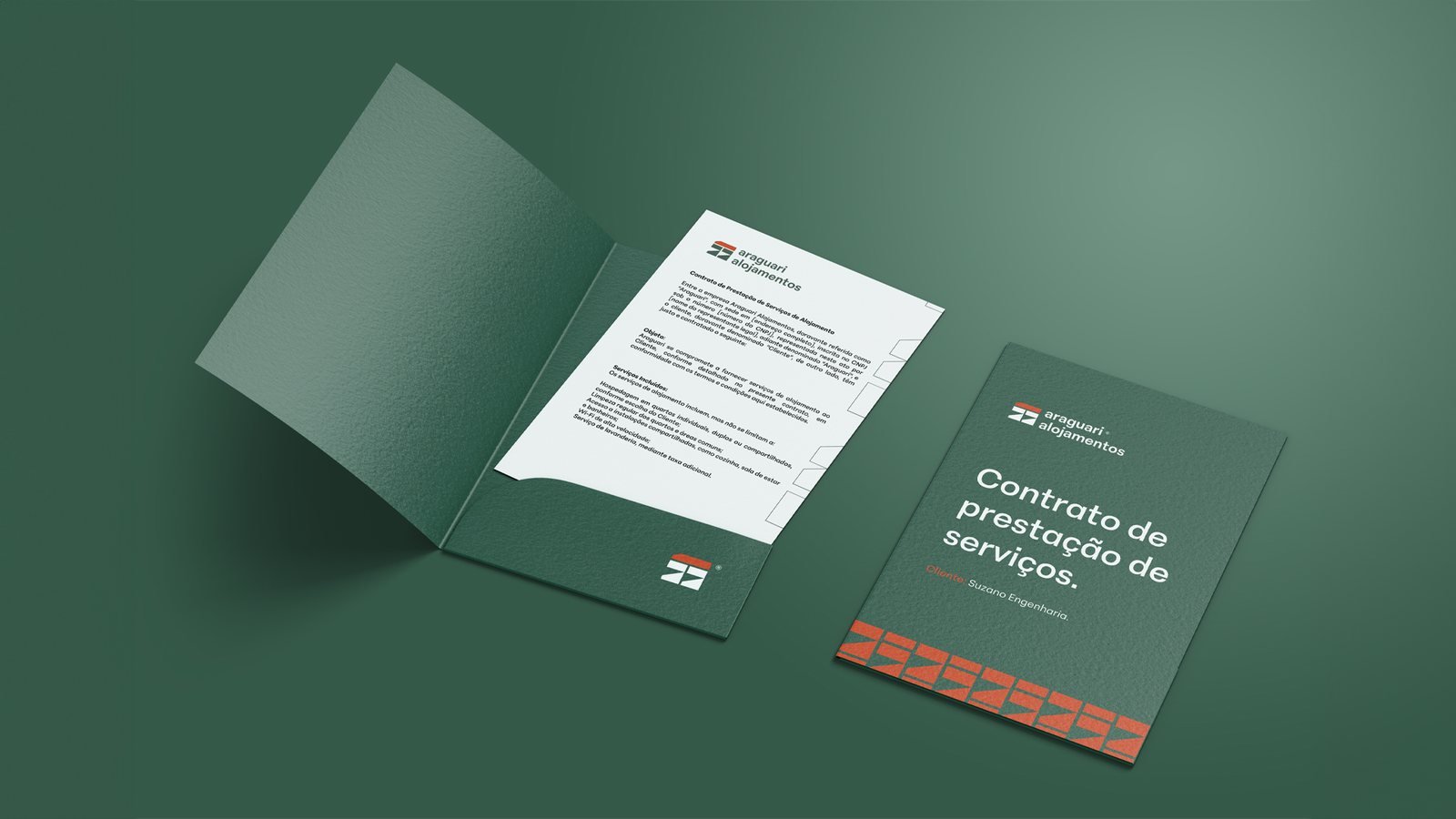 Araguari Alojamentos, peça do projeto