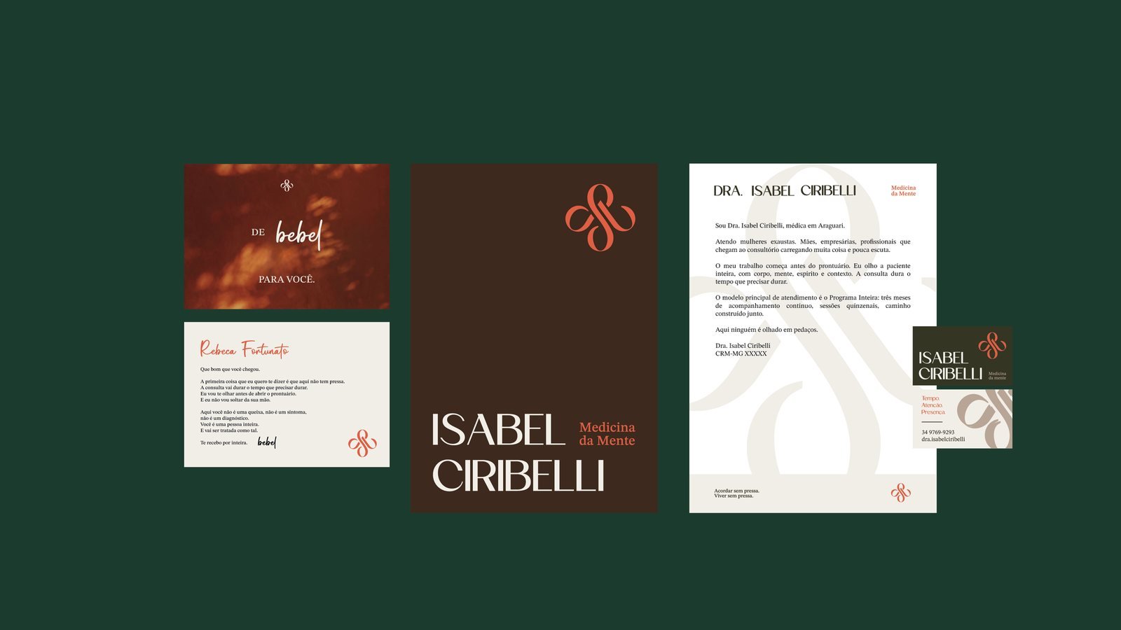 Isabel Ciribelli, peça do projeto