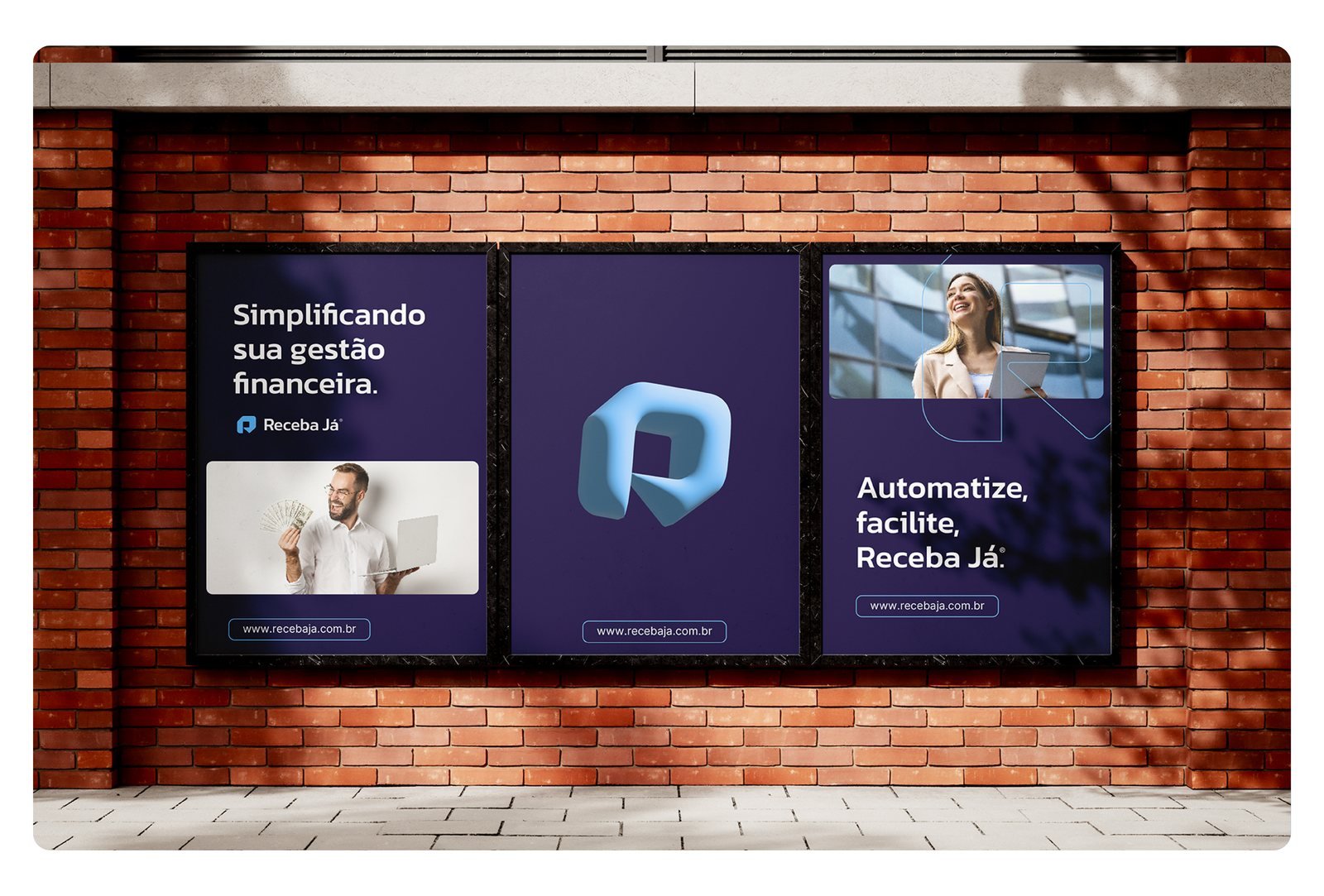 Receba Já, peça do projeto